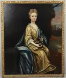 Robert Byng, Portrait Of A Young Lady, oil on canvas