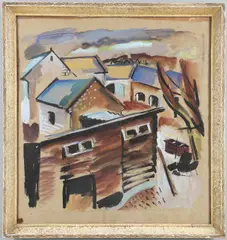 Frances Hodgkins, Village Buildings