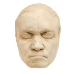 Ludwig van Beethoven, A 19Th Century Life Size Plaster Cast Death Mask