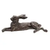 John Cox, Large Bronze Study Of A Resting Hare, A large bronze figure of a resting hare