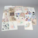 James Wood, A Folio Of Assorted Studies, crayon