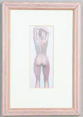 Eric Seeley, Standing Nude (Dancer), he studied painting and printmaking at Kingston Polytechnic and then attended The Royal Academy Schools for three years
