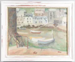 John Anthony Park, Boats In A Cornish Harbour