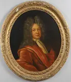 Hans Hysing, Portrait Of A Gentleman, oil on canvas laid on board