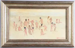 Fred Yates, A Nudist Beach