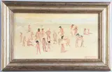 Fred Yates, A Nudist Beach