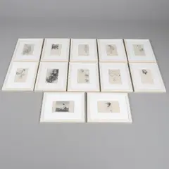 Kálmán Kemény, Figure Subjects, pencil sketches