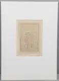 Edgar Degas, DANSEUSE METTANT SON CHAUSSON (Adhemar 60), Etching