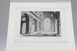 VEDUTA INTERNA DELLA BASILICA DI S. PIETRO IN VATICANO (Hind 4) by Giovanni Battista Piranesi, Etching with engraving, sold Apr 2024