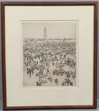 James McBey, MARRAKESH (Hardie 274), Etching