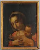 Bartolomeo Schedoni, Virgin And Child With A Pear, Oil on panel
