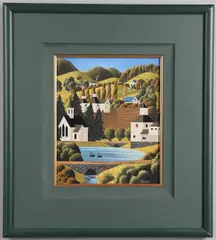George Callaghan, Peaceful Village Scene