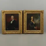 Richard Rothwell, Portrait Of A Lady; And Of A Gentleman
