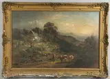 William Ellis, Cottages In Colwyn Bay, North Wales