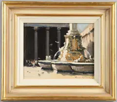 James Longueville, The Fountain, Piazza Della Rotonda (Rome)