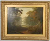 John Rathbone, Figures In A Clearing In A Woodland Setting