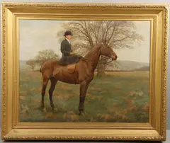 F. M. Hollams, Portrait Of Hilda Mary Lindley (1874-1950), Near Puckeridge