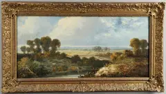 Georges Michel, Sketch From Nature, Near Bruges In Belgium