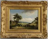 Alfred Vickers, Vale Of Clwyd, North Wales, oil on board