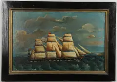 William Howard Yorke, The `City Of Paris` Under Full Sail