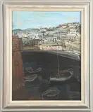 John Bromfield Gay Rees, Ships In A Welsh Harbour