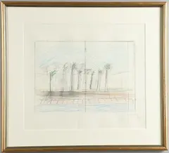 Karl Weschke, On The Nile Near Luxor