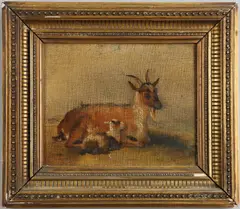 Rosa Bonheur, A Goat With A Kid