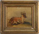 A Goat With A Kid by Rosa Bonheur, sold Jan 2024