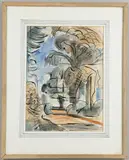 Rupert Shephard, Elm Trees Near Wimborne (1932)