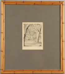 Paule Vézelay, The Garden, Etching