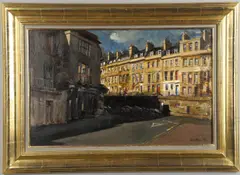 Peter Brown, Walcot Parade From Cleveland Place, Bath