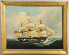 William John Huggins, The East Indiaman `Castle Huntly`