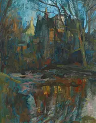 William Birnie, A Bright Autumn Day (Kilbarchan?)
