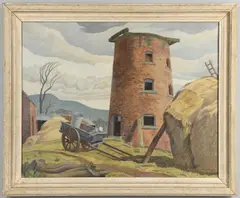 Archibald Sanderson, Derelict Mill, Derbyshire