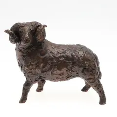 Jill Tweed, Limited Edition Bronze Ram, a bronze figure of a standing Ram with large horns