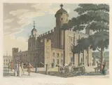 Thomas Malton, A Picturesque Tour Through The Cities Of London & Westminster, Lawrance's Church & Guild-Hall Seventeen aquatints with etching