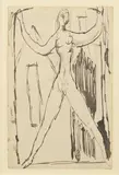 Alma Thomas, STANDING NUDE, ARMS RAISED (c.1916); LANDSCAPE (1919)
