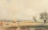 Peter De Wint, Cornfield In Sussex