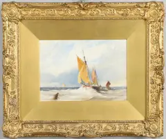 Breasting The Waves by John Sell Cotman, sold Oct 2023