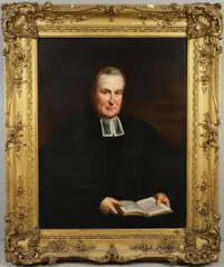 Portrait Of The Rev. Nicholas Toke Of Godinton (1799-1866) by William E. Richard Waters, sold Oct 2023