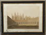 John Buckler, The West Front And Cloisters Of New College, Oxford