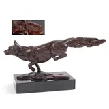 Mark Coreth, - Bronze Of A Running Fox, A bronze model of a running Fox