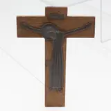 Dunstan Pruden, - Silver & Wooden Crucfix