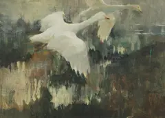 Charles Walter Simpson, Swans