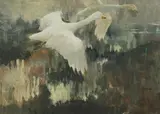 Charles Walter Simpson, Swans