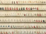 William Sams, PANORAMA OF THE CORONATION OF GEORGE IV, 19th JULY 1821 (Abbey Life 483), Etching and aquatint with hand colouring