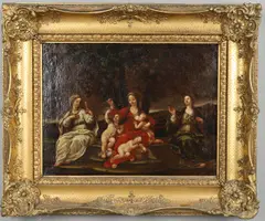 Faith, Hope And Charity by Francesco Albani, sold Jul 2023