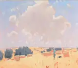 Stephen Brown, Straw Bales Near Otterton