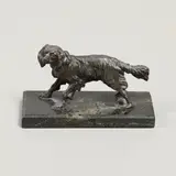 Pierre-Jules Mêne, Untitled, a bronze desk weight of a toy spaniel
