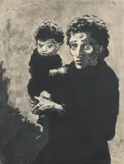 Mervyn Peake, Mother And Child